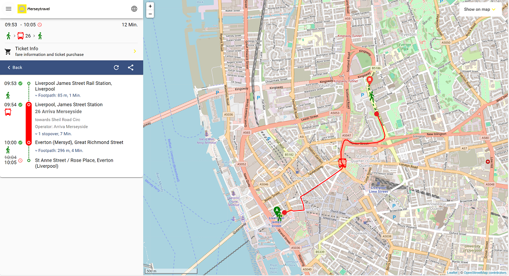 Journey Planner Updates | Merseytravel
